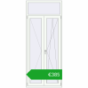 Ustalenie cen Drzwi balkonowe 1000x2400 mm BALCONY DOOR REHAU EURO 70 RAL 9016 Traffic white dwustronny. Cena: 384,67 €