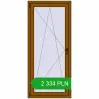 Pricing Balcony doors 800x1800 mm BALCONY DOOR REHAU SYNEGO GOLDEN OAK two-sided. Price: 2 334.33 PLN