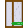 Pricing Balcony doors 1450x2200 mm BALCONY DOOR REHAU SYNEGO GOLDEN OAK two-sided. Price: 4115,88 zł