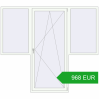 Pricing Balcony doors 2500x2200 mm BALCONY DOOR REHAU SYNEGO RAL 9016 Traffic white two-sided. Price: 968.15 EUR