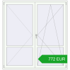 Pricing Balcony doors 1880x2000 mm BALCONY DOOR REHAU EURO 70 RAL 9016 Traffic white two-sided. Price: 772.34 EUR