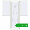 Ustalenie cen Drzwi balkonowe 1980x2310 mm BALCONY DOOR REHAU EURO 70 RAL 9016 Traffic white dwustronny. Cena: 789,74 €