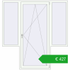 Pricing Balcony doors 2000x2100 mm BALCONY DOOR REHAU EURO 70 RAL 9016 Traffic white two-sided. Price: 569,73 €