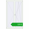 Ustalenie cen Drzwi balkonowe 1400x2400 mm BALCONY DOOR REHAU SYNEGO RAL 9016 Traffic white dwustronny. Cena: 538,73 €