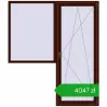 Ustalenie cen Drzwi balkonowe 1900x2200 mm BALCONY DOOR REHAU EURO 70 BLACK_CHERRY dwustronny. Cena: 4047,28 zł