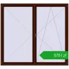 Ustalenie cen Drzwi balkonowe 2300x2100 mm BALCONY DOOR REHAU SYNEGO BLACK_CHERRY dwustronny. Cena: 5751,02 zł