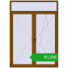 Ustalenie cen Drzwi balkonowe 1735x2400 mm BALCONY DOOR REHAU SYNEGO GOLDEN OAK dwustronny. Cena: 1258,43 €