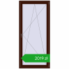Pricing Balcony doors 1000x2200 mm BALCONY DOOR REHAU EURO 70 BLACK_CHERRY two-sided. Price: 2019,46 zł