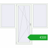 Pricing Balcony doors 2300x2000 mm BALCONY DOOR REHAU EURO 70 RAL 9016 Traffic white two-sided. Price: 333,06 €