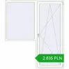 Pricing Balcony doors 1900x2200 mm BALCONY DOOR REHAU SYNEGO RAL 9016 Traffic white two-sided. Price: 2 835.1 PLN