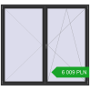 Pricing Balcony doors 2400x2200 mm BALCONY DOOR REHAU EURO 70 BLACK_STRUCTURAL two-sided. Price: 6 008.62 PLN