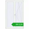 Pricing Balcony doors 1450x2300 mm BALCONY DOOR REHAU SYNEGO RAL 9016 Traffic white two-sided. Price: 994.65 EUR