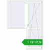 Pricing Balcony doors 1500x2100 mm BALCONY DOOR REHAU EURO 70 RAL 9016 Traffic white two-sided. Price: 1 831.08 PLN