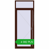 Pricing Balcony doors 1000x2500 mm BALCONY DOOR REHAU EURO 70 BLACK_CHERRY two-sided. Price: 4 082.22 PLN