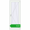 Ustalenie cen Drzwi balkonowe 700x1900 mm BALCONY DOOR REHAU EURO 70 RAL 9016 Traffic white dwustronny. Cena: 229,59 €