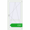 Pricing Balcony doors 900x1800 mm BALCONY DOOR REHAU SYNEGO RAL 9016 Traffic white two-sided. Price: 356,61 €