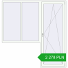 Pricing Balcony doors 2110x2200 mm BALCONY DOOR REHAU EURO 70 RAL 9016 Traffic white two-sided. Price: 2 277.94 PLN