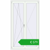 Pricing Balcony doors 1200x2100 mm BALCONY DOOR REHAU EURO 70 RAL 9016 Traffic white two-sided. Price: 578,63 €