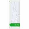 Pricing Balcony doors 805x2115 mm BALCONY DOOR REHAU EURO 70 RAL 9016 Traffic white two-sided. Price: 395,27 €