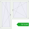 Pricing Balcony doors 2000x2005 mm BALCONY DOOR REHAU EURO 60 RAL 9016 Traffic white two-sided. Price: 757.31 EUR