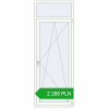 Ustalenie cen Drzwi balkonowe 900x2450 mm BALCONY DOOR REHAU SYNEGO RAL 9016 Traffic white dwustronny. Cena: 2 264.63 PLN