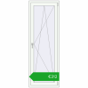 Pricing Balcony doors 700x2000 mm BALCONY DOOR REHAU SYNEGO RAL 9016 Traffic white two-sided. Price: 416,35 €