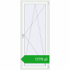 Pricing Balcony doors 900x2150 mm BALCONY DOOR REHAU SYNEGO RAL 9016 Traffic white two-sided. Price: 1778,57 zł
