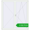 Pricing Balcony doors 2000x2200 mm BALCONY DOOR REHAU EURO 70 RAL 9016 Traffic white two-sided. Price: 3 532.23 PLN