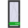 Ustalenie cen Drzwi balkonowe 800x1800 mm BALCONY DOOR REHAU SYNEGO ANTHRACITE_GREY_GLATT dwustronny. Cena: 380,38 €