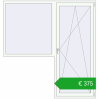 Ustalenie cen Drzwi balkonowe 2000x2100 mm BALCONY DOOR REHAU EURO 70 RAL 9016 Traffic white dwustronny. Cena: 500,41 €