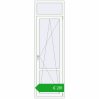 Ustalenie cen Drzwi balkonowe 710x2350 mm BALCONY DOOR REHAU EURO 70 RAL 9016 Traffic white dwustronny. Cena: 374,05 €