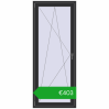Pricing Balcony doors 850x2100 mm BALCONY DOOR REHAU EURO 70 ANTHRACITE_GREY_GLATT two-sided. Price: 536,73 €