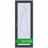 Pricing Balcony doors 800x2100 mm BALCONY DOOR REHAU EURO 60 ANTHRACITE_GREY_STRUKTURAL two-sided. Price: 423.49 EUR
