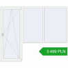 Pricing Balcony doors 2800x2300 mm BALCONY DOOR REHAU EURO 70 RAL 9016 Traffic white two-sided. Price: 3 498.64 PLN