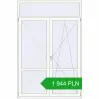 Pricing Balcony doors 1600x2400 mm BALCONY DOOR REHAU EURO 70 RAL 9016 Traffic white two-sided. Price: 1 943.5 PLN