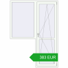 Ustalenie cen Drzwi balkonowe 1500x2100 mm BALCONY DOOR REHAU EURO 70 RAL 9016 Traffic white dwustronny. Cena: 383.24 EUR