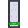 Pricing Balcony doors 900x2200 mm BALCONY DOOR REHAU SYNEGO ANTHRACITE_GREY_STRUKTURAL two-sided. Price: 3 816.73 PLN