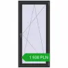 Pricing Balcony doors 900x1900 mm BALCONY DOOR REHAU EURO 70 BLACK_STRUCTURAL two-sided. Price: 1 938.48 PLN