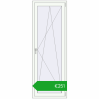 Pricing Balcony doors 750x2100 mm BALCONY DOOR REHAU EURO 70 RAL 9016 Traffic white two-sided. Price: 227,88 €