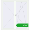 Ustalenie cen Drzwi balkonowe 2000x2200 mm BALCONY DOOR REHAU EURO 70 RAL 9016 Traffic white dwustronny. Cena: 506,73 €