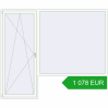 Pricing Balcony doors 2770x2334 mm BALCONY DOOR REHAU SYNEGO RAL 9016 Traffic white two-sided. Price: 1 077.63 EUR