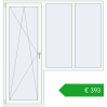 Ustalenie cen Drzwi balkonowe 1900x2000 mm BALCONY DOOR REHAU EURO 70 RAL 9016 Traffic white dwustronny. Cena: 524,43 €
