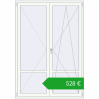 Ustalenie cen Drzwi balkonowe 1550x2200 mm BALCONY DOOR REHAU EURO 70 RAL 9016 Traffic white dwustronny. Cena: 528,12 €