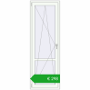 Pricing Balcony doors 710x2100 mm BALCONY DOOR REHAU EURO 70 RAL 9016 Traffic white two-sided. Price: 397,38 €