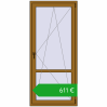 Ustalenie cen Drzwi balkonowe 900x2000 mm BALCONY DOOR REHAU SYNEGO LIGHT_OAK dwustronny. Cena: 610,88 €
