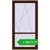 Pricing Balcony doors 1100x2100 mm BALCONY DOOR REHAU SYNEGO BLACK_CHERRY two-sided. Price: 3 365.51 PLN