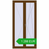 Pricing Balcony doors 1200x2400 mm BALCONY DOOR REHAU SYNEGO WALNUT two-sided. Price: 1 287.75 EUR