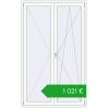 Pricing Balcony doors 1400x2300 mm BALCONY DOOR REHAU SYNEGO RAL 9016 Traffic white two-sided. Price: 1021,16 €