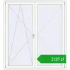 Ustalenie cen Drzwi balkonowe 1800x2000 mm BALCONY DOOR REHAU EURO 70 RAL 9016 Traffic white dwustronny. Cena: 2138,68 zł