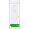 Pricing Balcony doors 800x2300 mm BALCONY DOOR REHAU EURO 70 RAL 9016 Traffic white two-sided. Price: 263,84 €